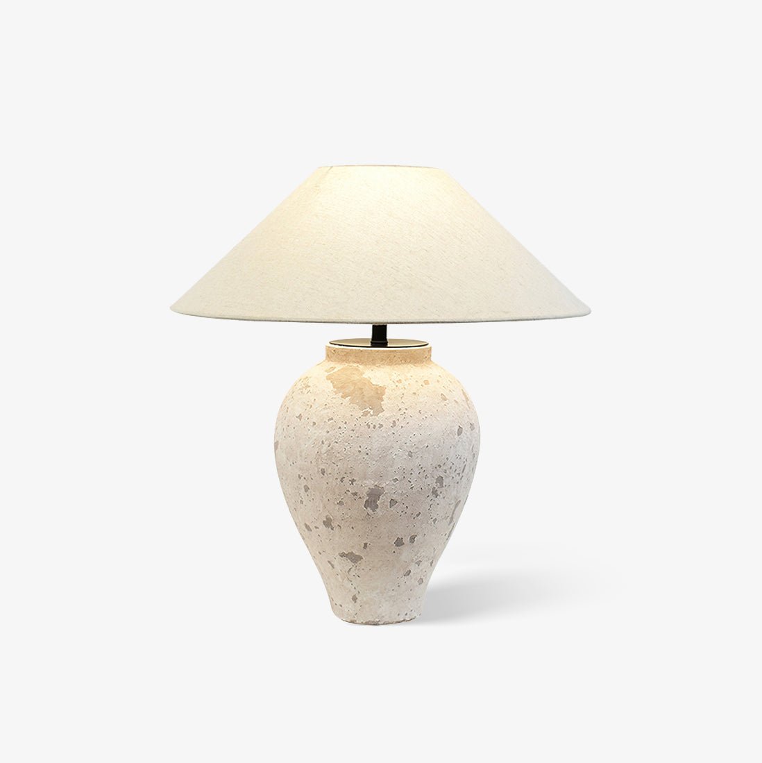 Solix Ceramics Fabric Table Lamp - Letslighting