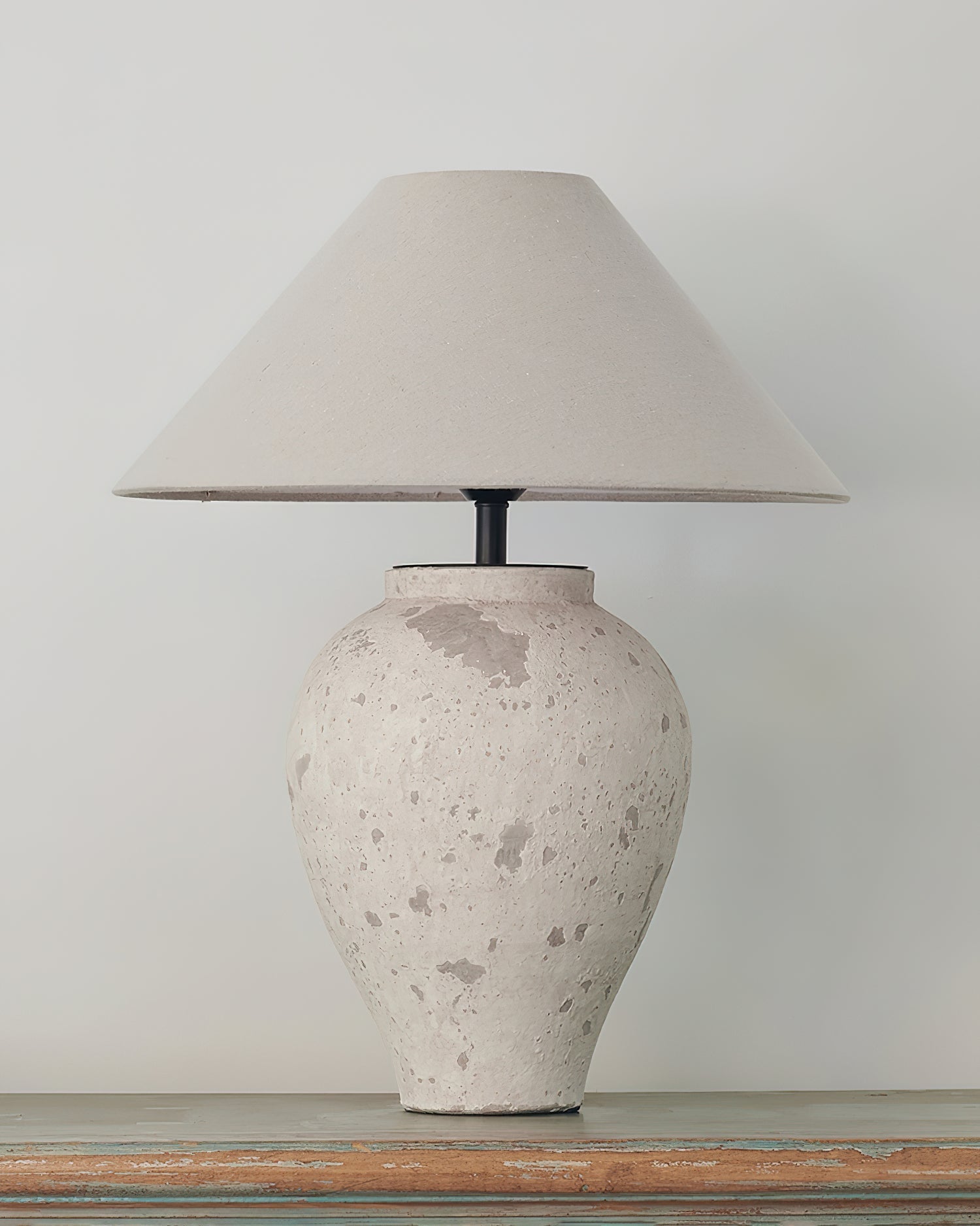 Solix Ceramics Fabric Table Lamp - Letslighting