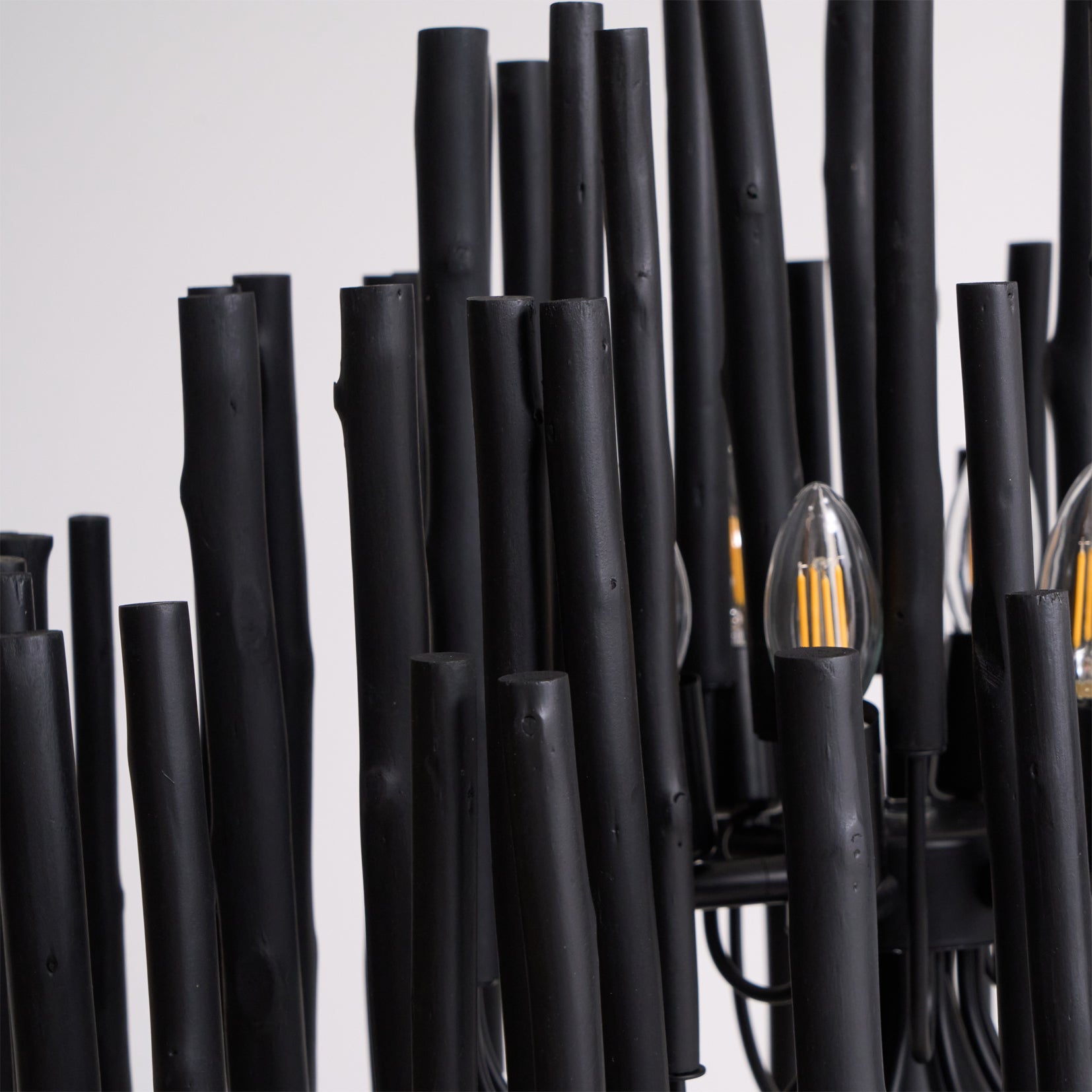 Ulshayra Postmodern Luxury Multi-Stick Wooden Chandelier - Letslighting