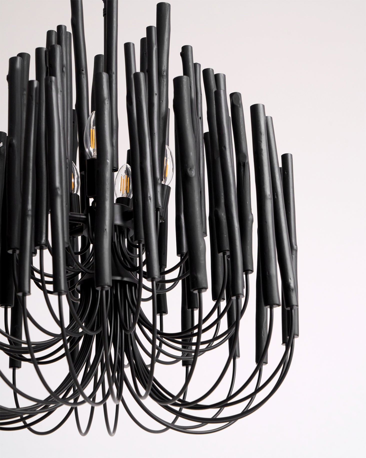 Ulshayra Postmodern Luxury Multi-Stick Wooden Chandelier - Letslighting