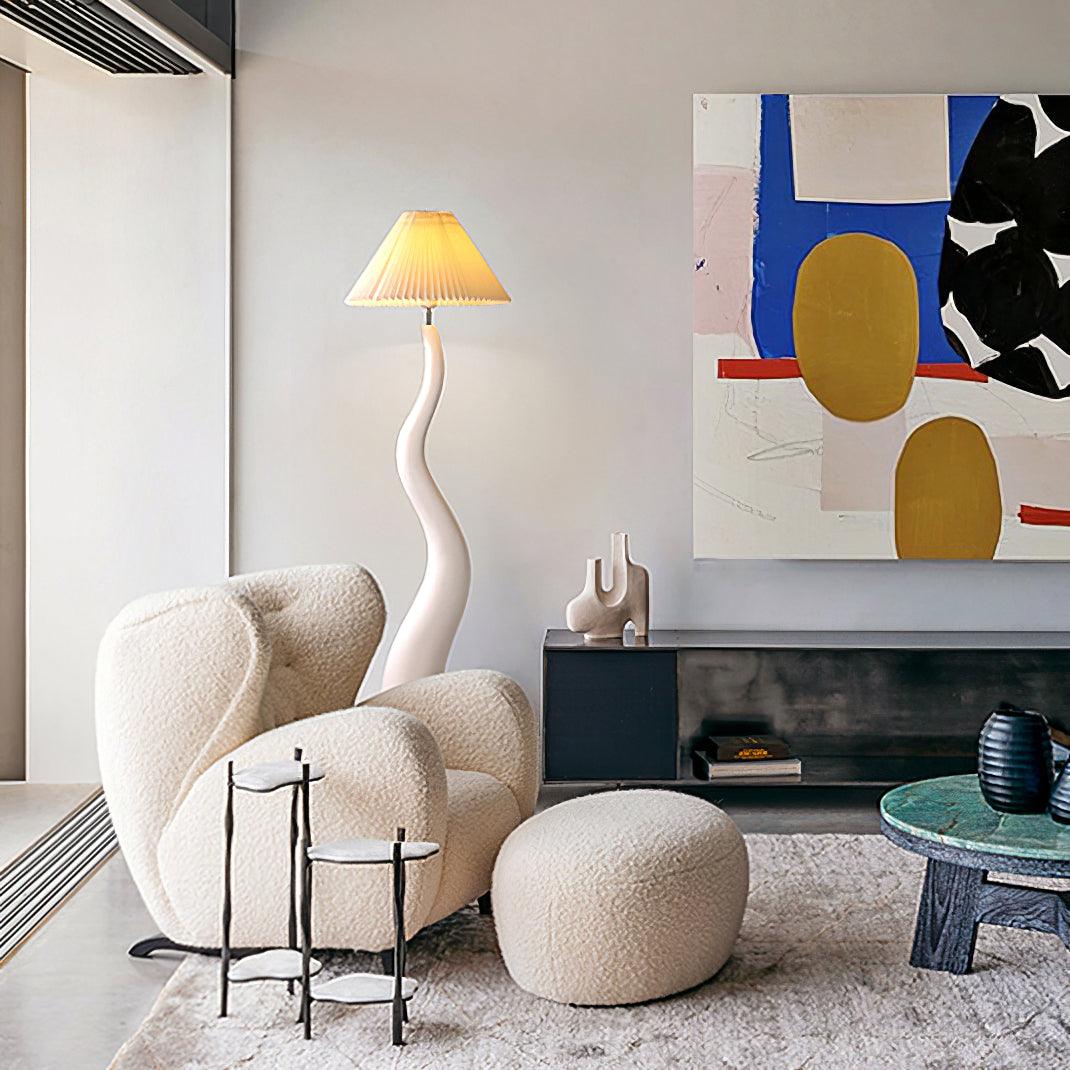 Liorase Resin Fabric Floor Lamp - Letslighting