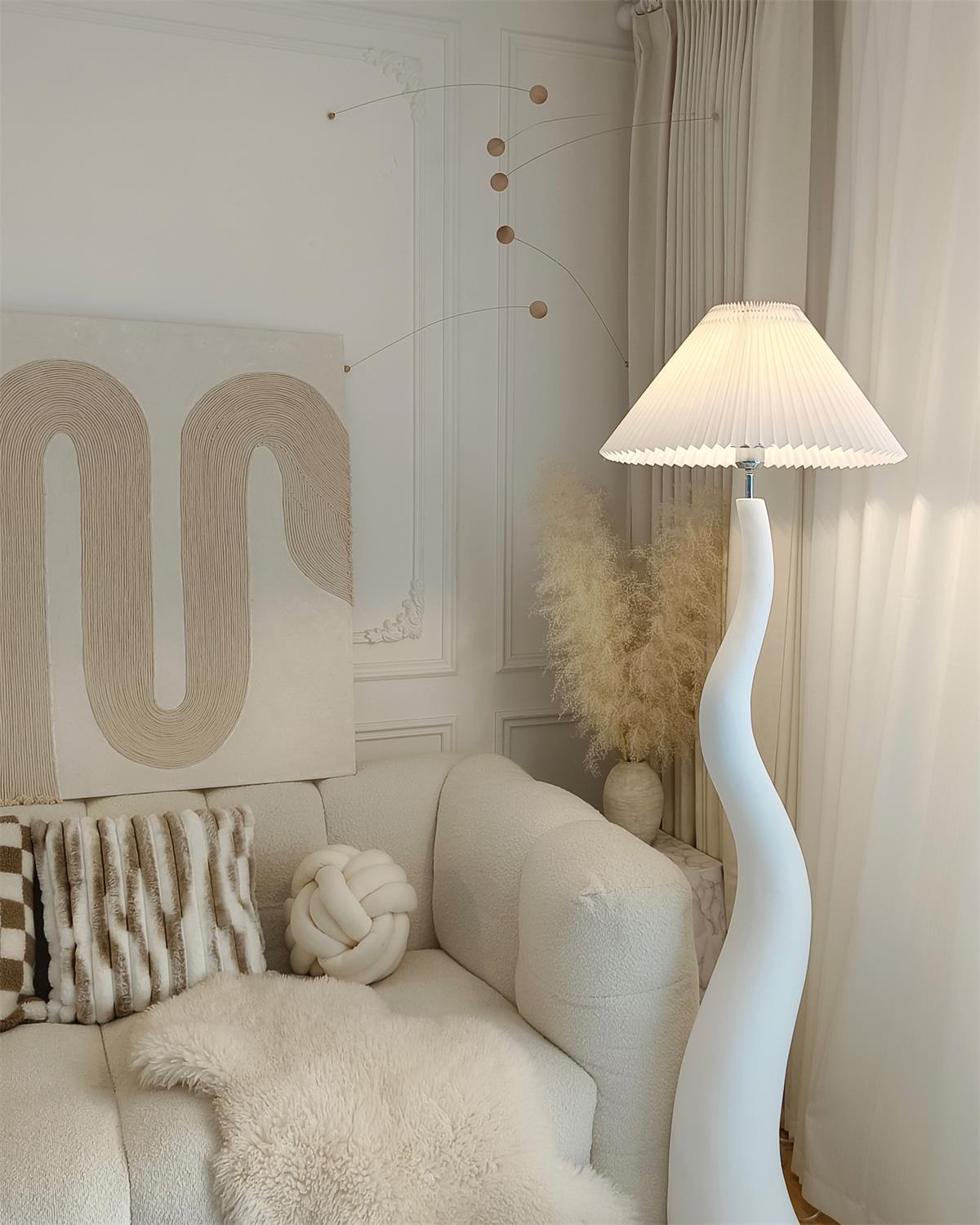 Liorase Resin Fabric Floor Lamp - Letslighting