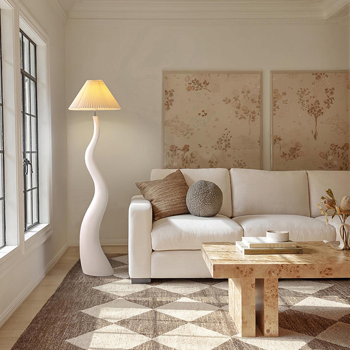 Liorase Resin Fabric Floor Lamp - Letslighting