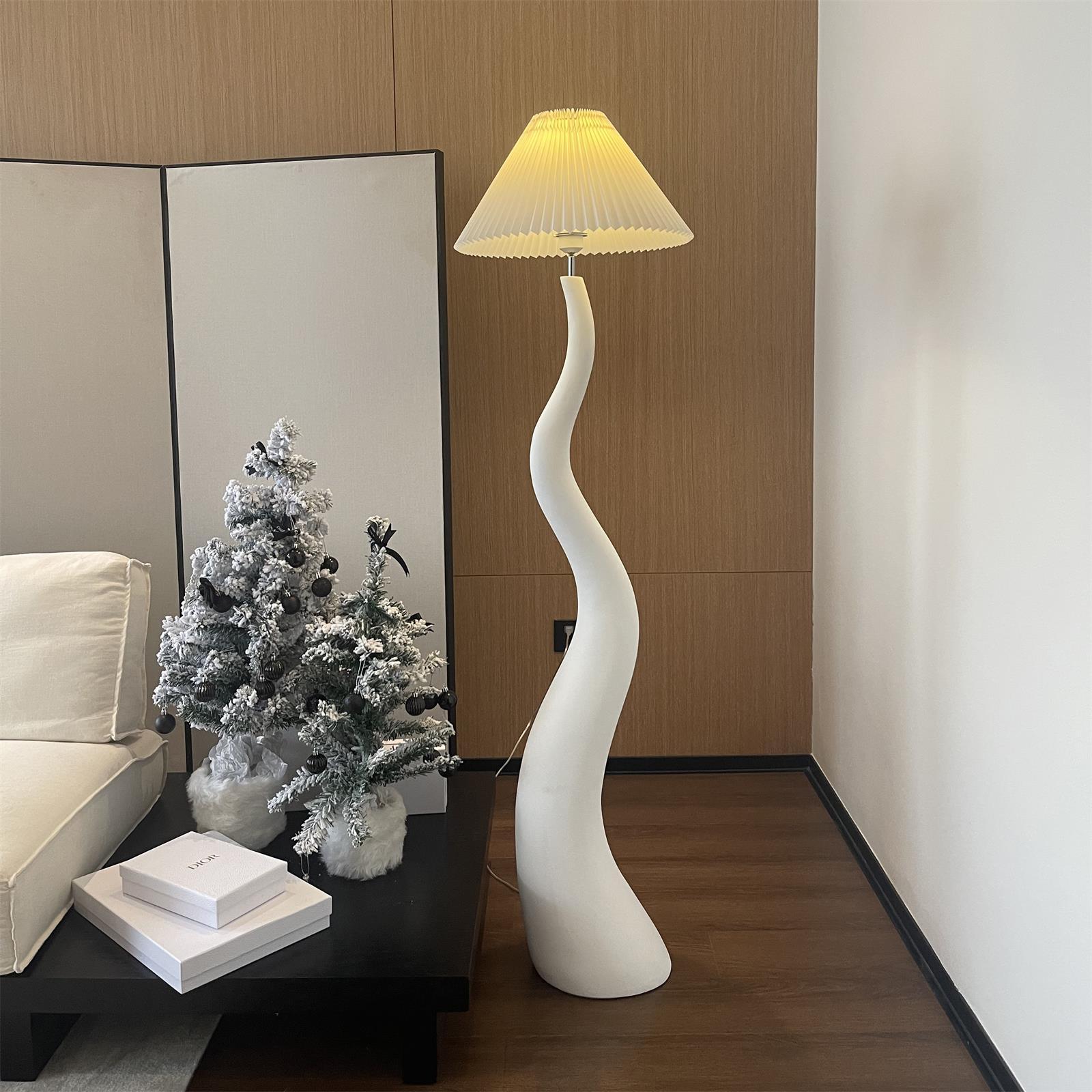 Liorase Resin Fabric Floor Lamp - Letslighting