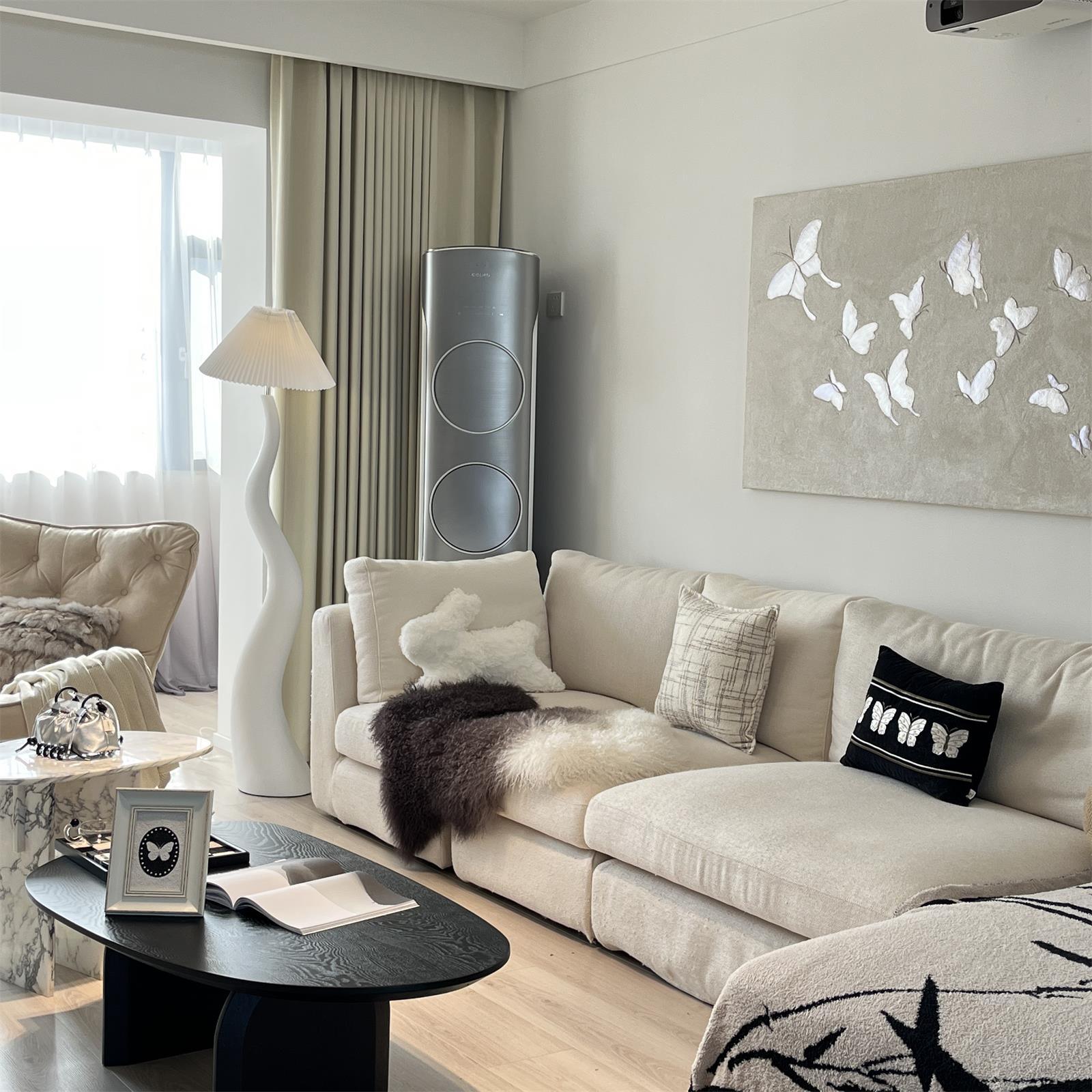 Liorase Resin Fabric Floor Lamp - Letslighting