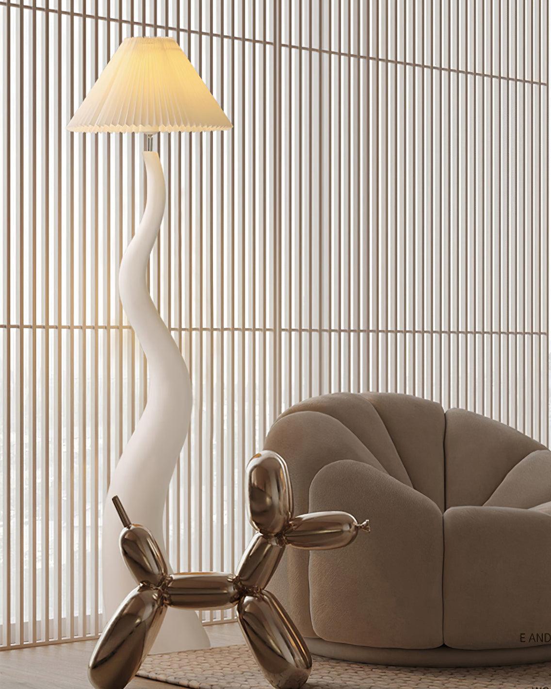 Liorase Resin Fabric Floor Lamp - Letslighting