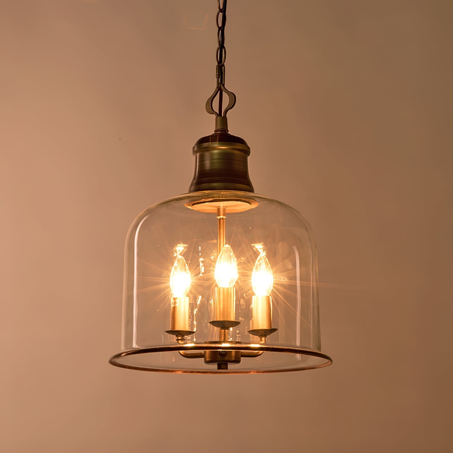 Sysolion Vintage Elegance Glass Pendant Lamp - Letslighting