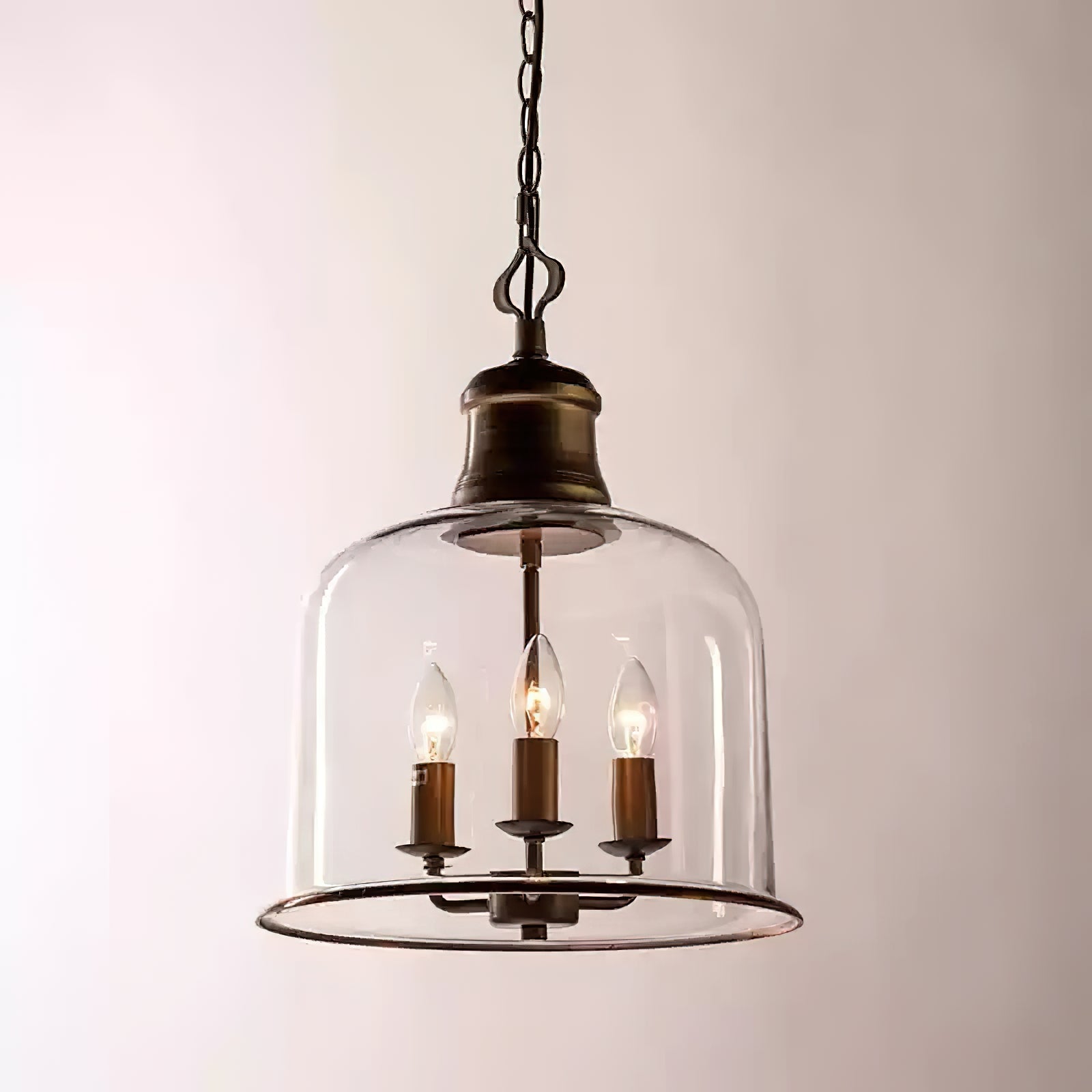 Sysolion Vintage Elegance Glass Pendant Lamp - Letslighting