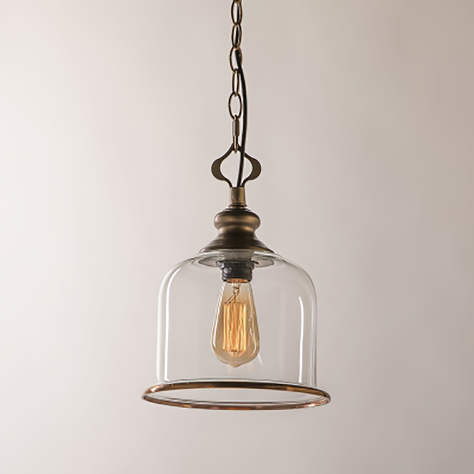 Sysolion Vintage Elegance Glass Pendant Lamp - Letslighting