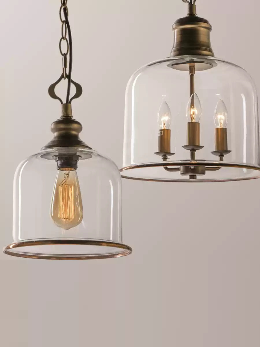 Sysolion Vintage Elegance Glass Pendant Lamp - Letslighting