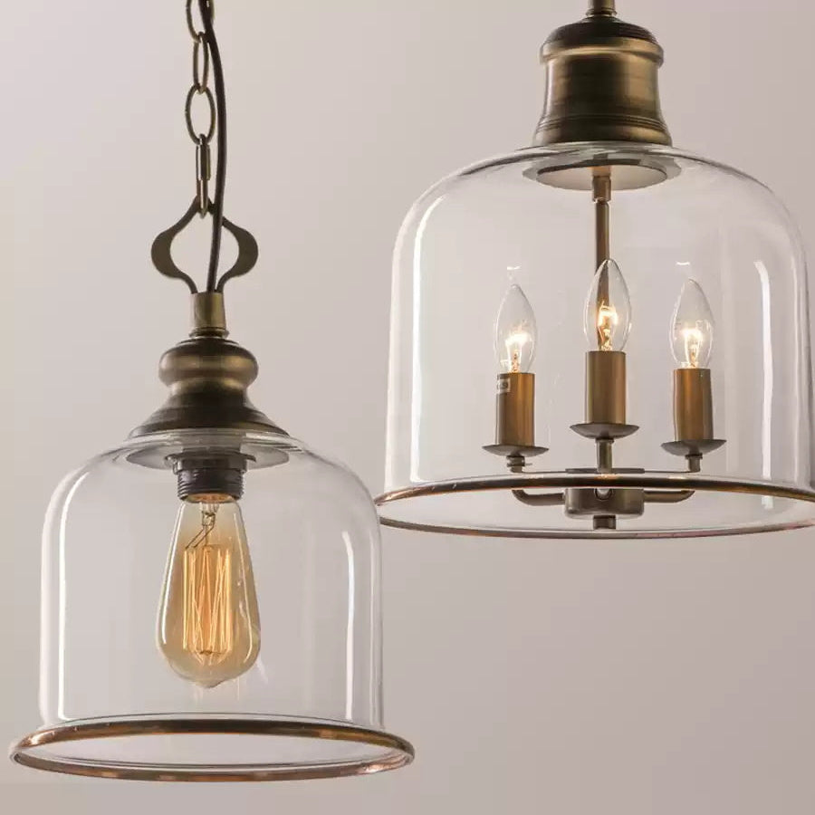 Sysolion Vintage Elegance Glass Pendant Lamp - Letslighting