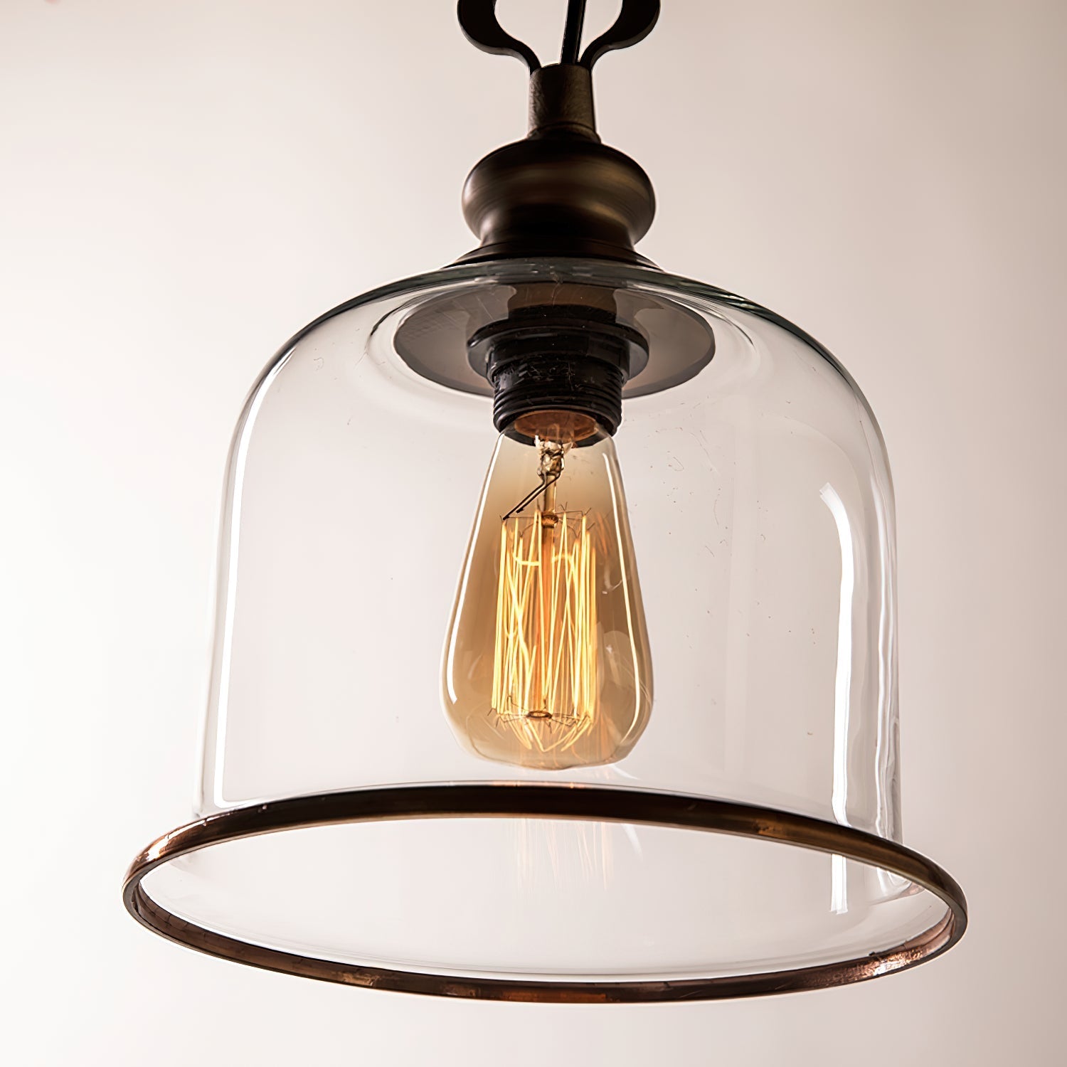 Sysolion Vintage Elegance Glass Pendant Lamp - Letslighting