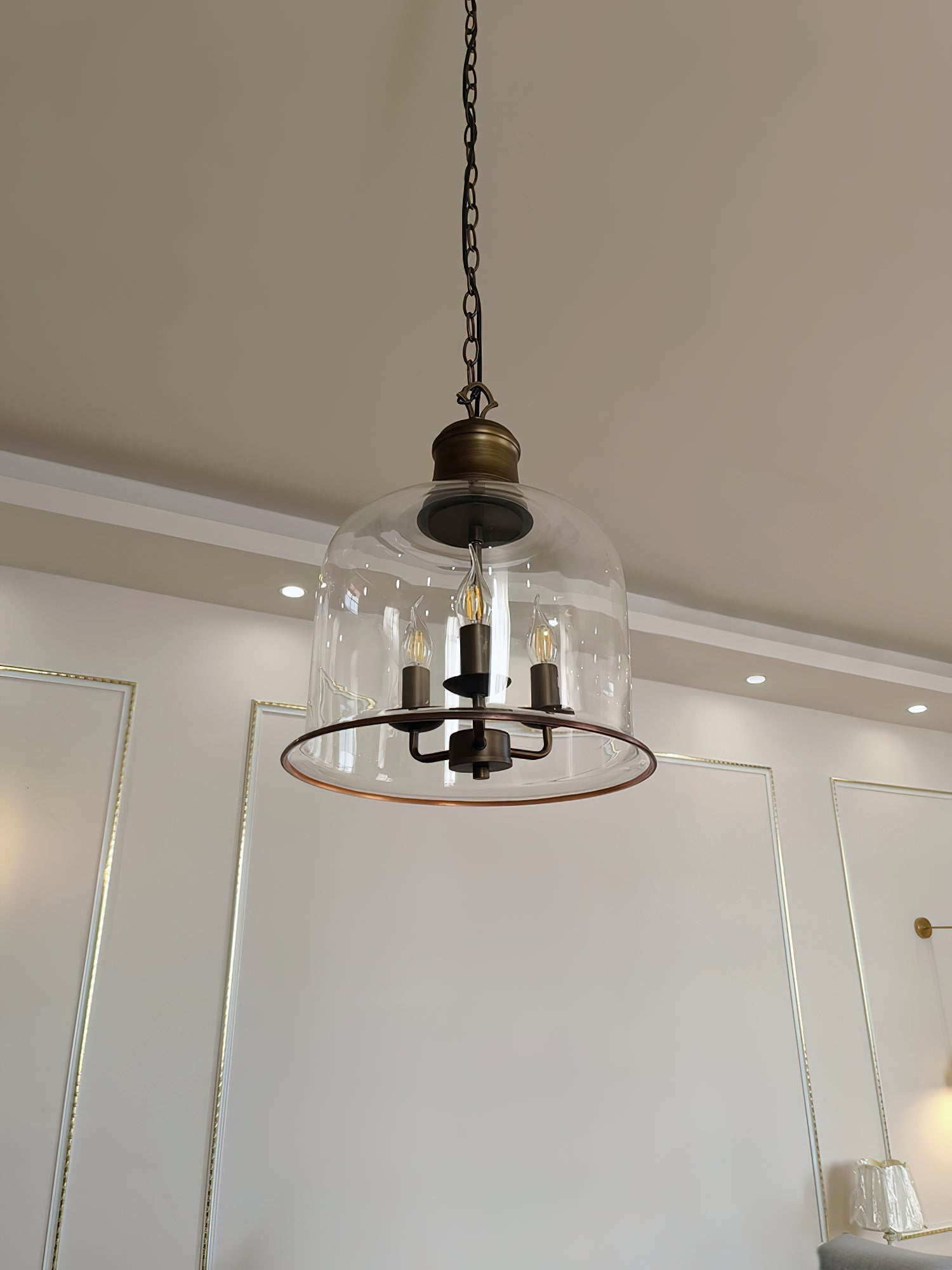 Sysolion Vintage Elegance Glass Pendant Lamp - Letslighting