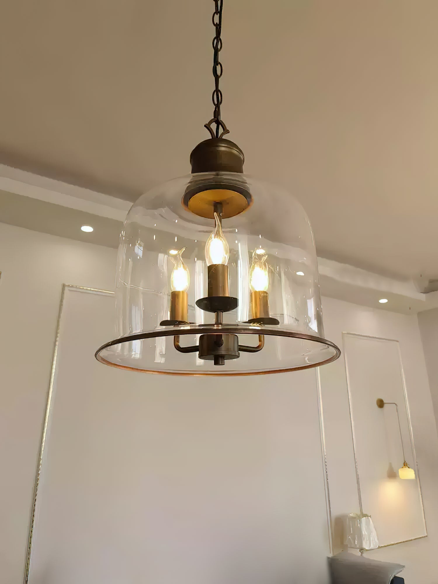 Sysolion Vintage Elegance Glass Pendant Lamp - Letslighting