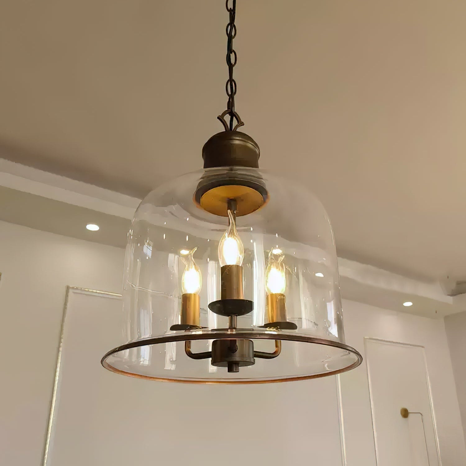 Sysolion Vintage Elegance Glass Pendant Lamp - Letslighting
