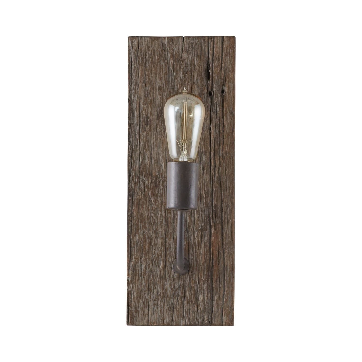 Ovenaris Vintage Industrial Wooden Wall Lamp - Letslighting