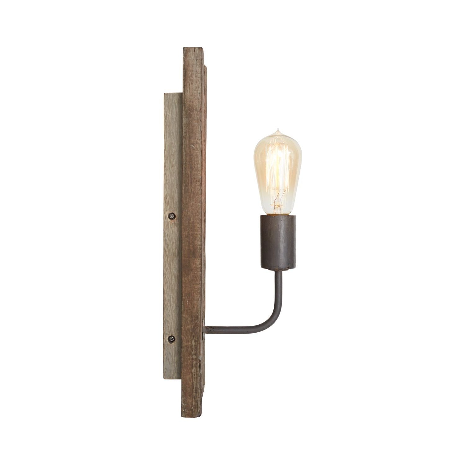 Ovenaris Vintage Industrial Wooden Wall Lamp - Letslighting