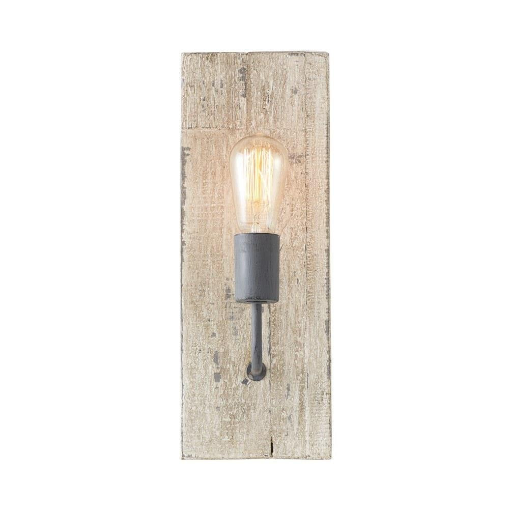 Ovenaris Vintage Industrial Wooden Wall Lamp - Letslighting