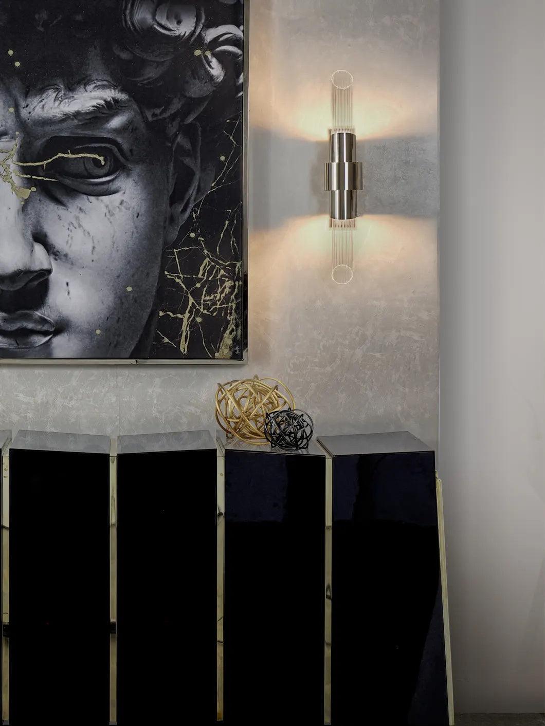 Opal Wall Lamp Nordic Art Small Crystal - Letslighting