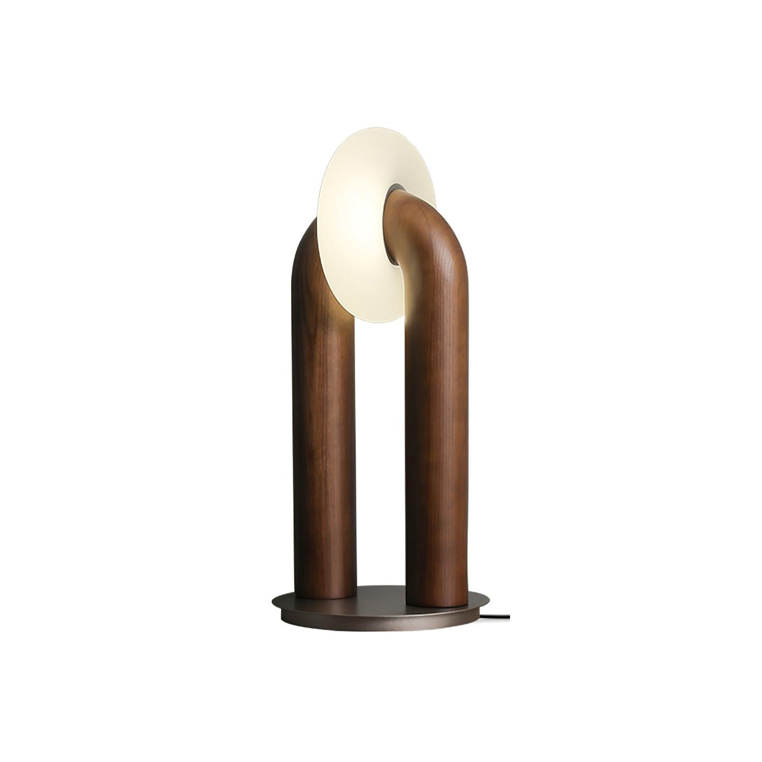 Lumen Vintage Wood Table Lamp - Letslighting