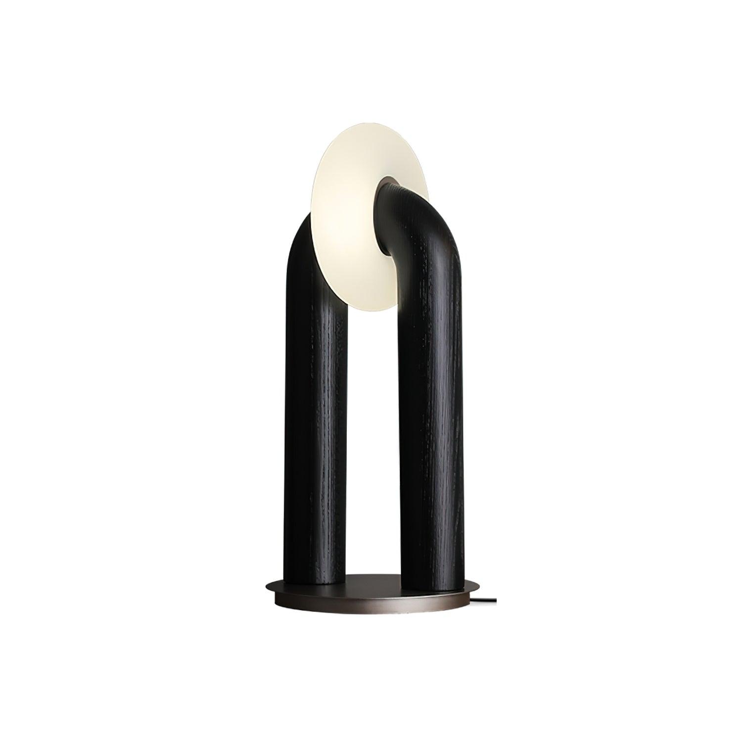 Lumen Vintage Wood Table Lamp - Letslighting