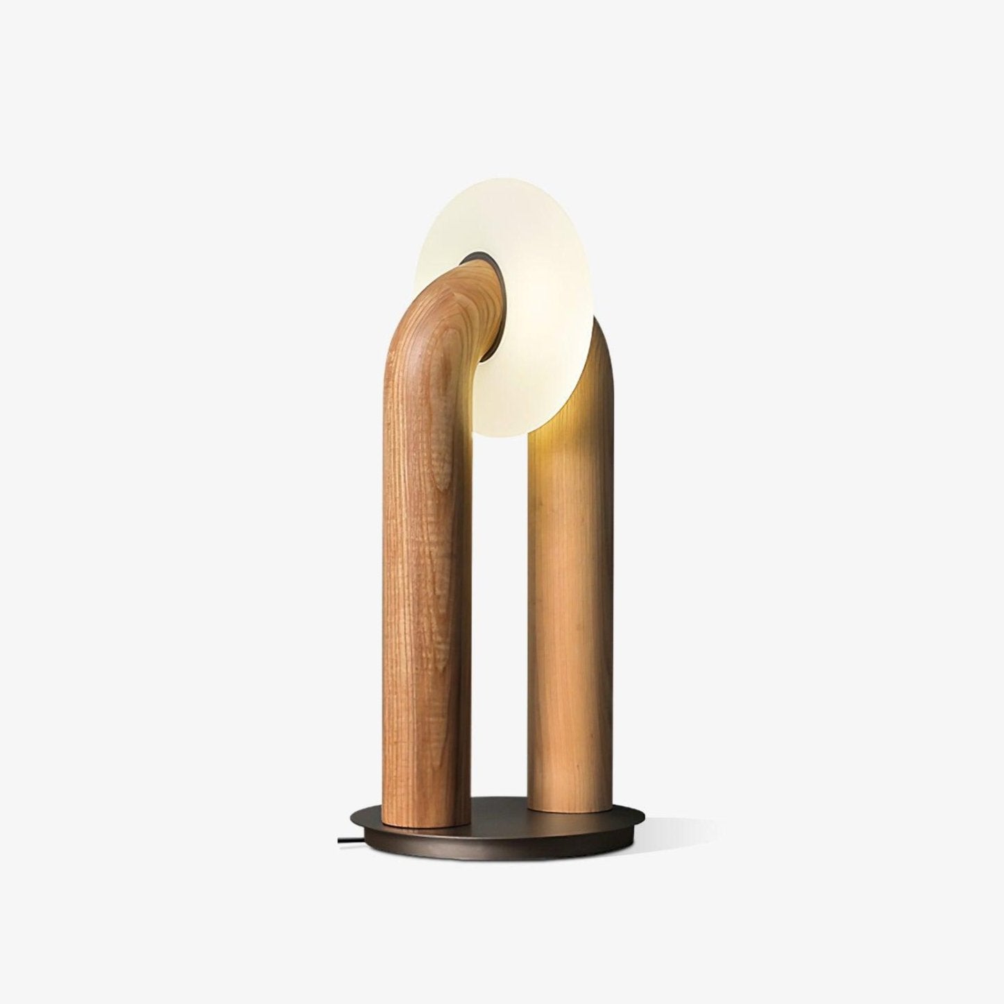 Lumen Vintage Wood Table Lamp - Letslighting