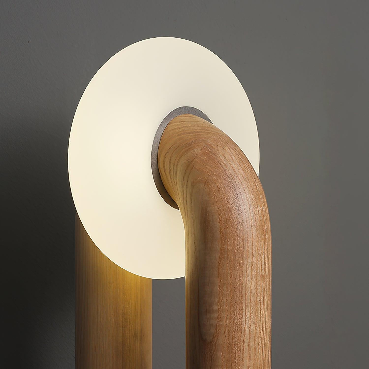 Lumen Vintage Wood Table Lamp - Letslighting