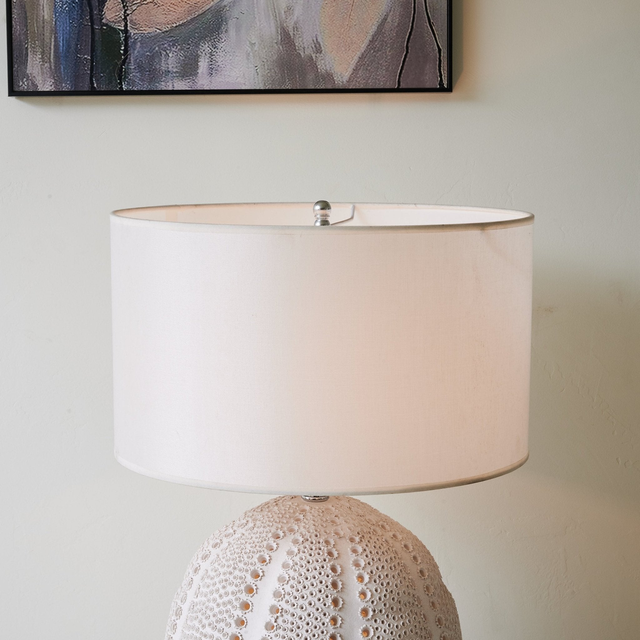 Polara Ceramic Fabric Table Lamp - Letslighting