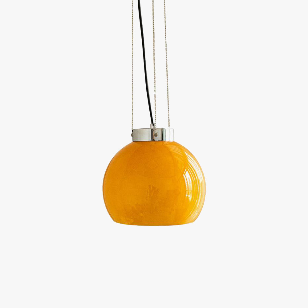Valentina Ball Pendant Light Metal & Glass 9.8"