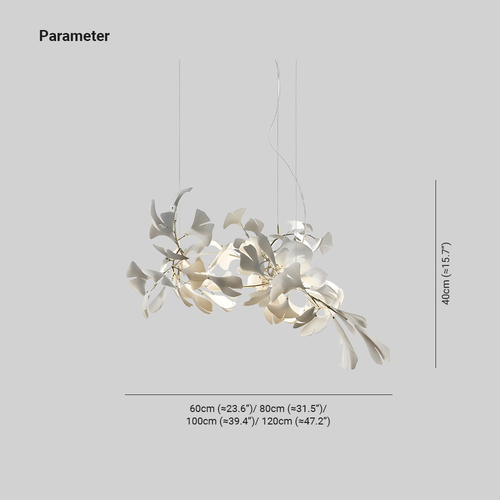 Olivia CeraFall Modern Art Deco Organic Chandelier Ceramics - Letslighting