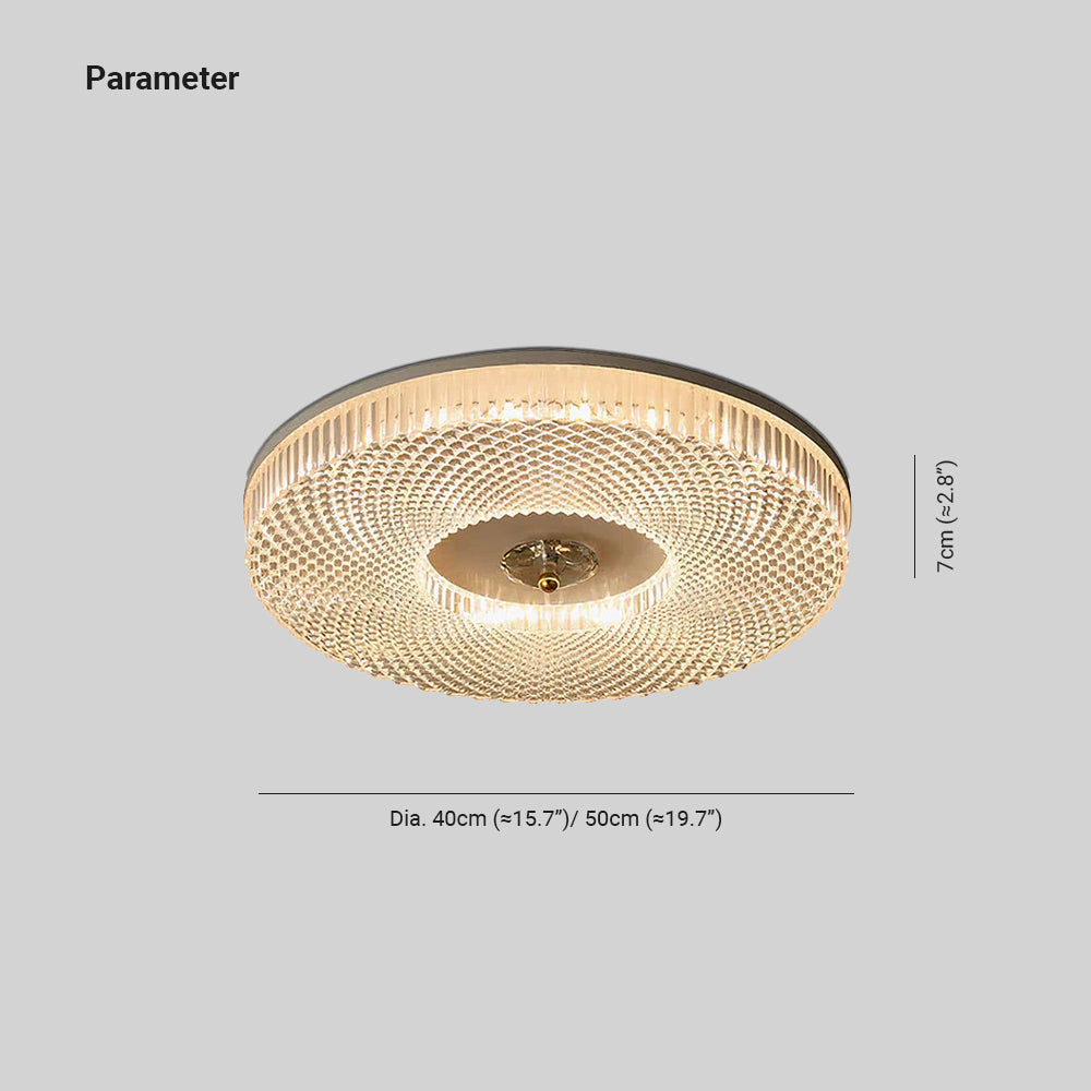 Kristy Modern Round LED Flush Mount Ceiling Light Bedroom