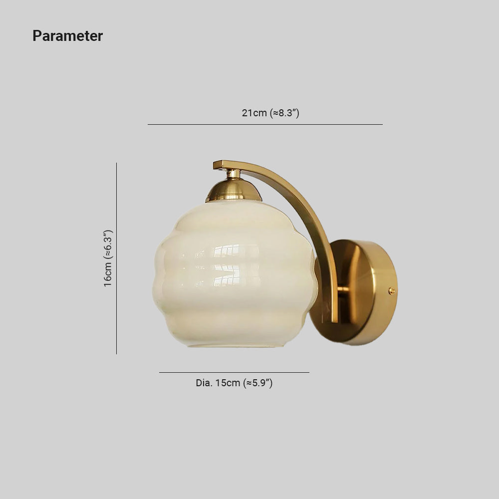Valentina Vintage Lantern Wall Lamp