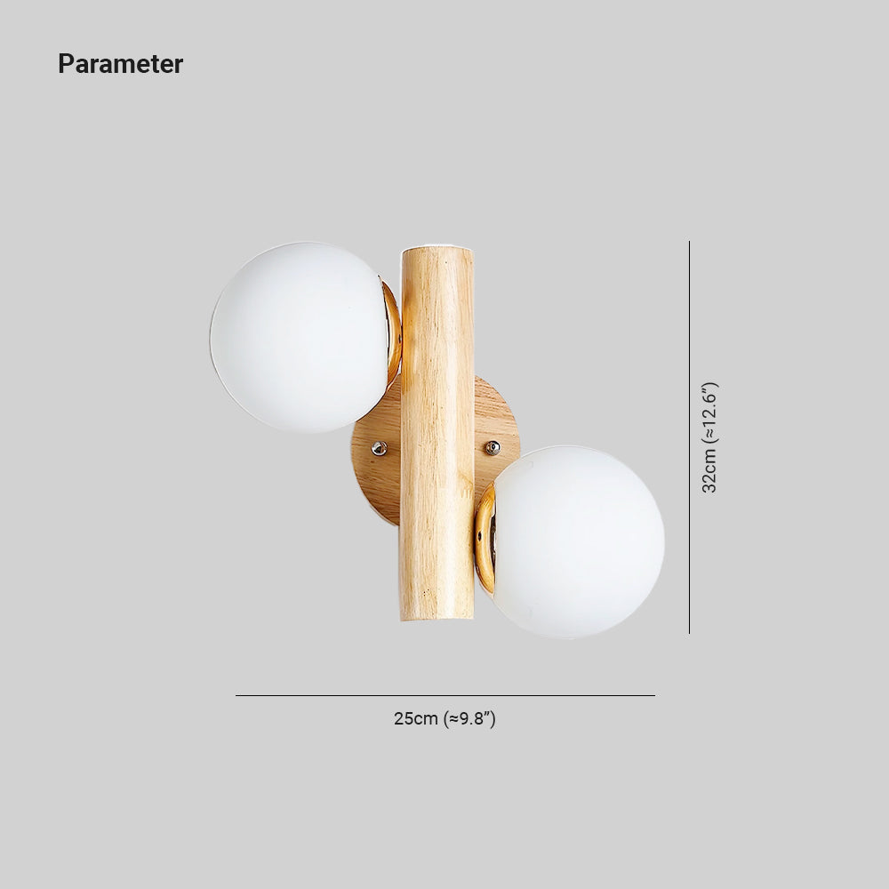 Muto Antique Cottage Wood Wall Light Rotatable - Letslighting