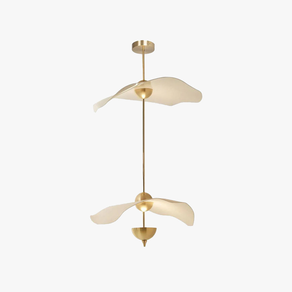 Lusso Wave Double Biscuit Pendant Light