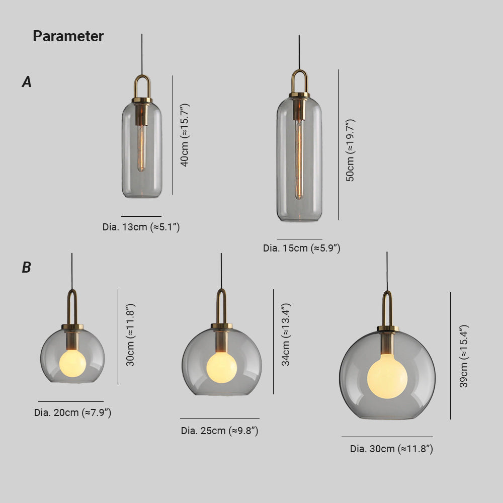 Vitra Glass Pendant Light - Letslighting