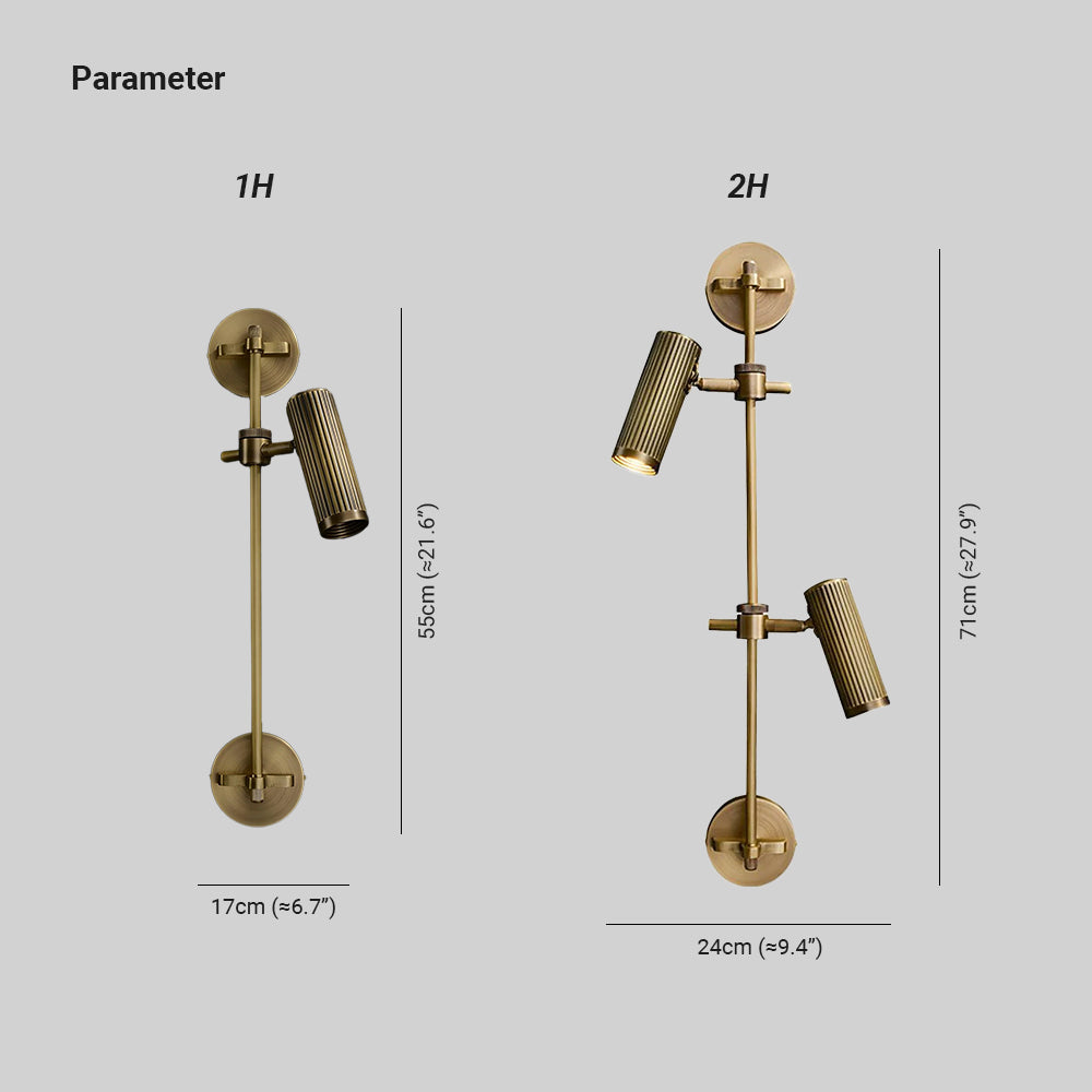 Kristy Modern Industrial Metal Wall Light - Letslighting
