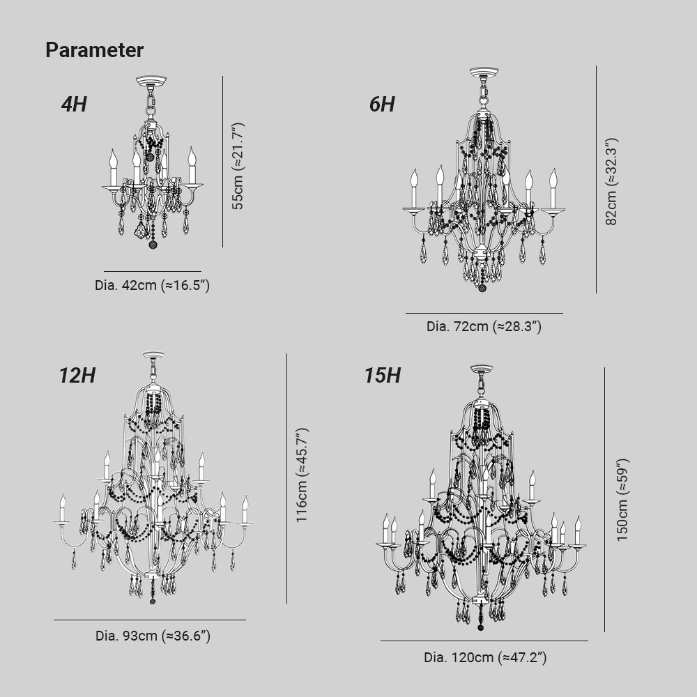 Kristy Crystal Chandelier Gorgeous Special Farmhouse