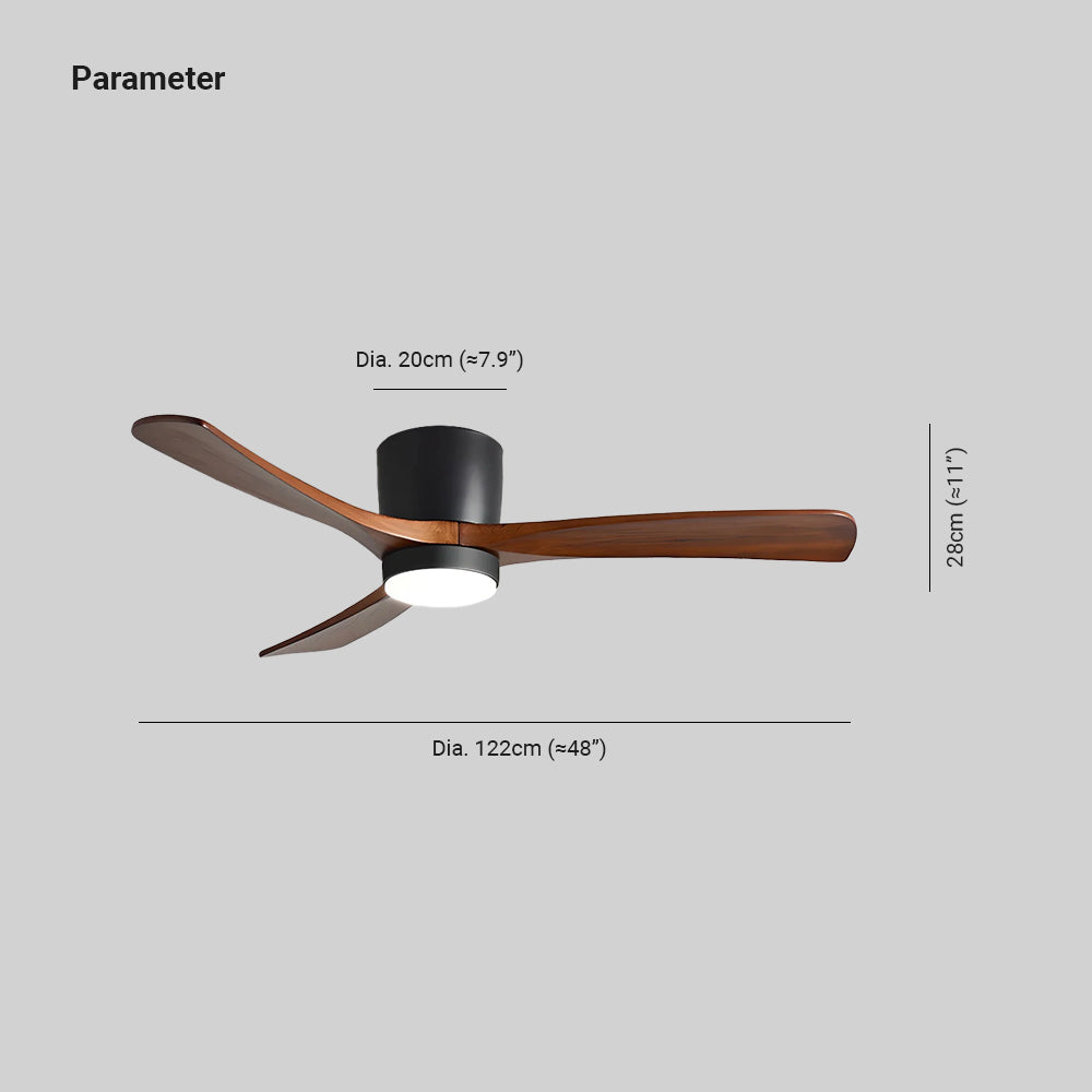 Nielsen Nordic Wooden 42"/48" Ceiling Fan Light