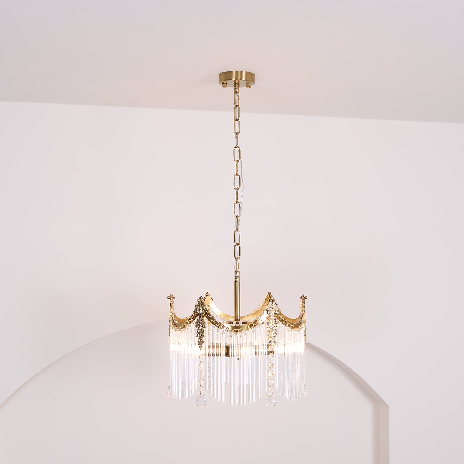 Kristy Luxurious Glass Chandeliers Farmhouse - Letslighting