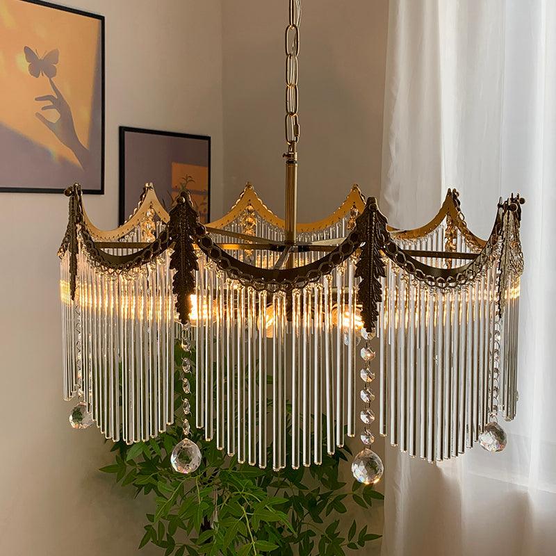Kristy Luxurious Glass Chandeliers Farmhouse - Letslighting