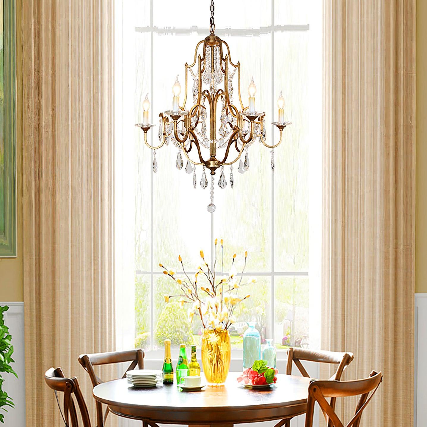 Kristy Crystal Chandelier Gorgeous Special Farmhouse