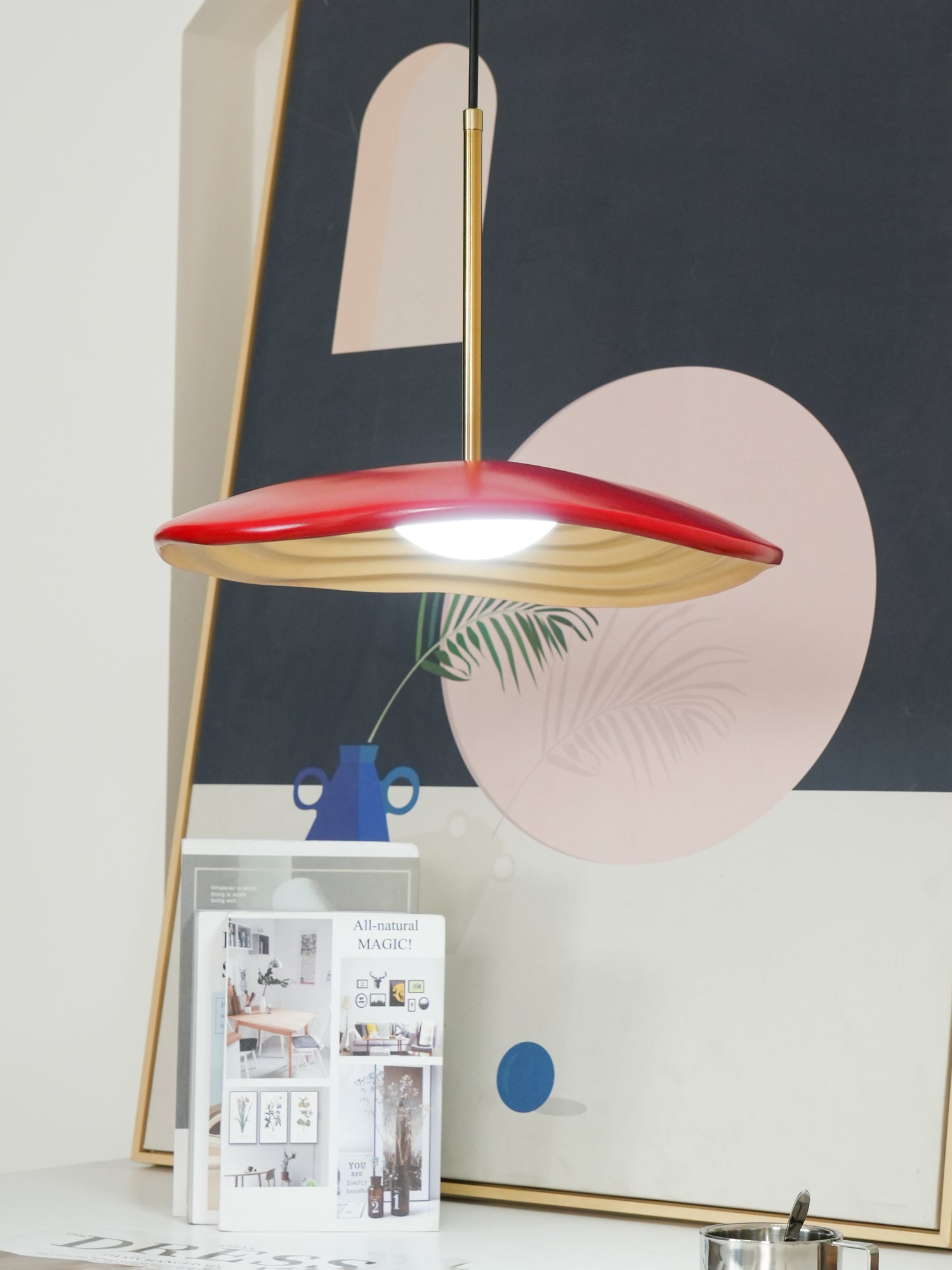 Zynthra Resin Artistic Pendant Lamp - Letslighting