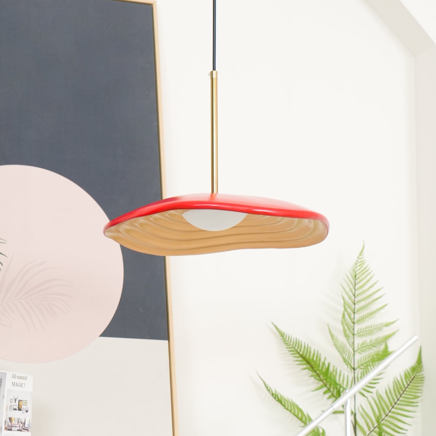 Zynthra Resin Artistic Pendant Lamp - Letslighting