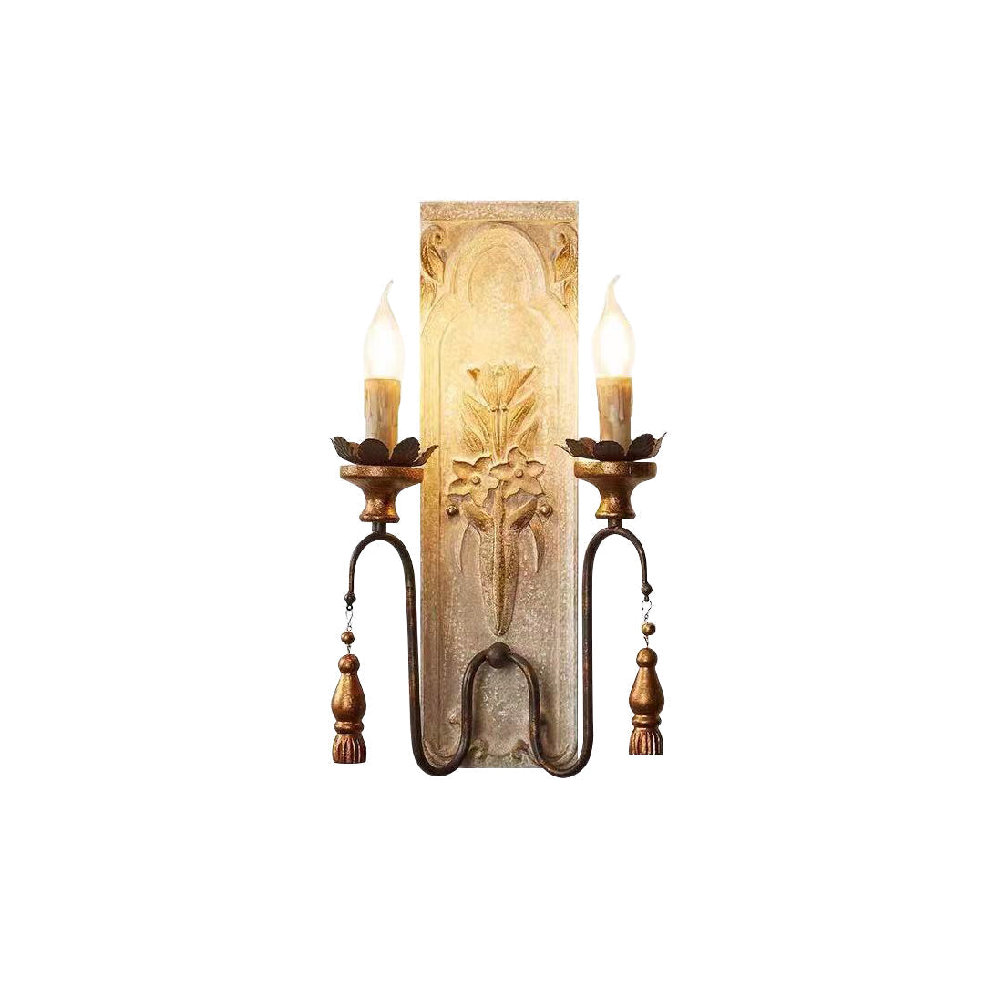 Elsoris Postmodern Luxury Wooden Wall Lamp - Letslighting