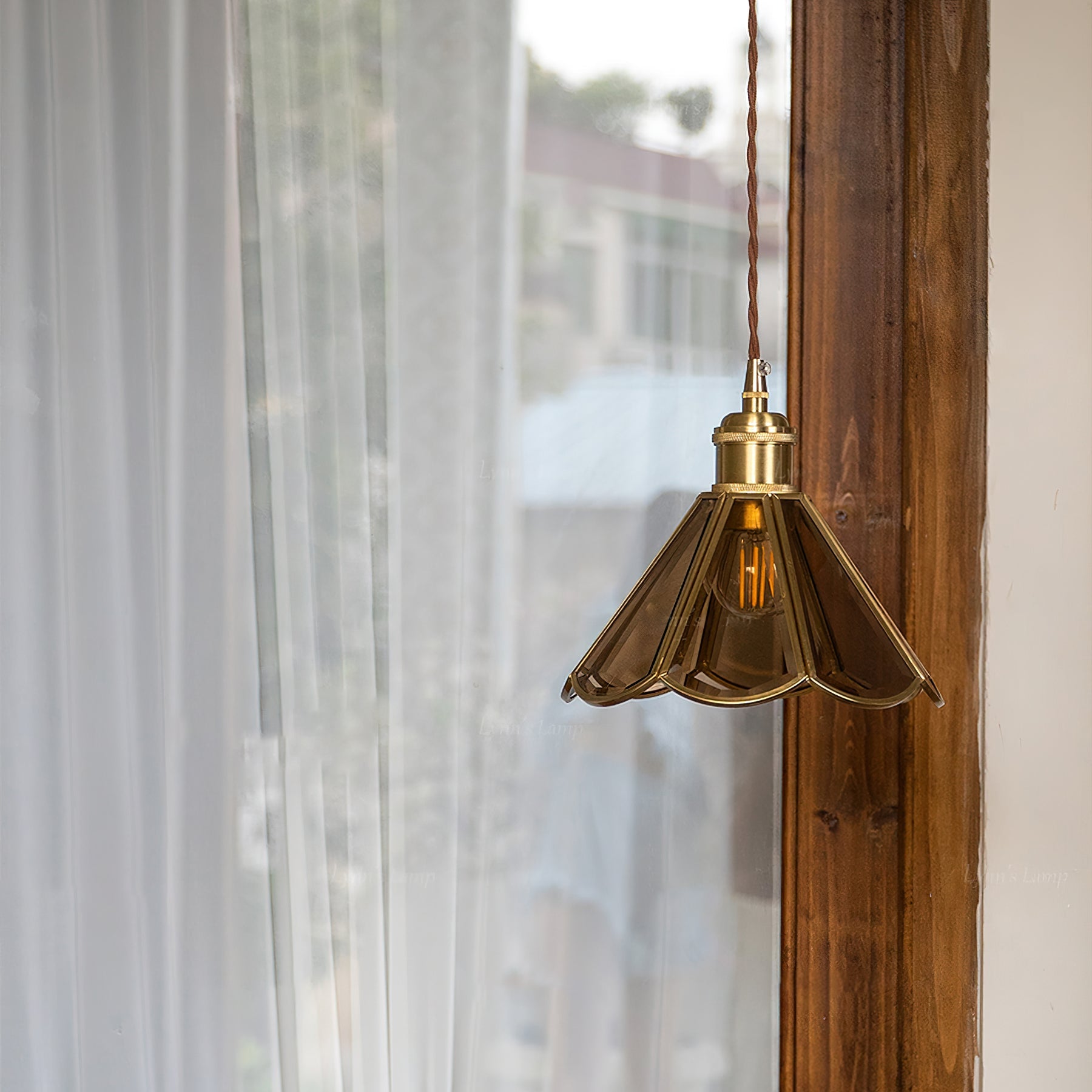 Valeria Pendant Lamp Fluted Glass - Letslighting