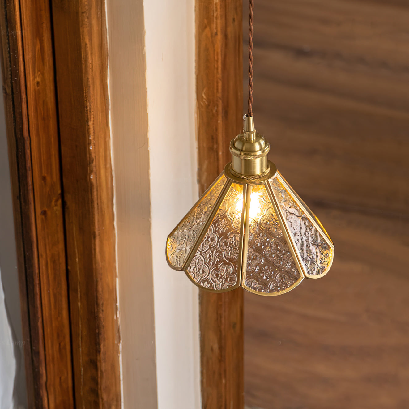 Valeria Pendant Lamp Fluted Glass - Letslighting