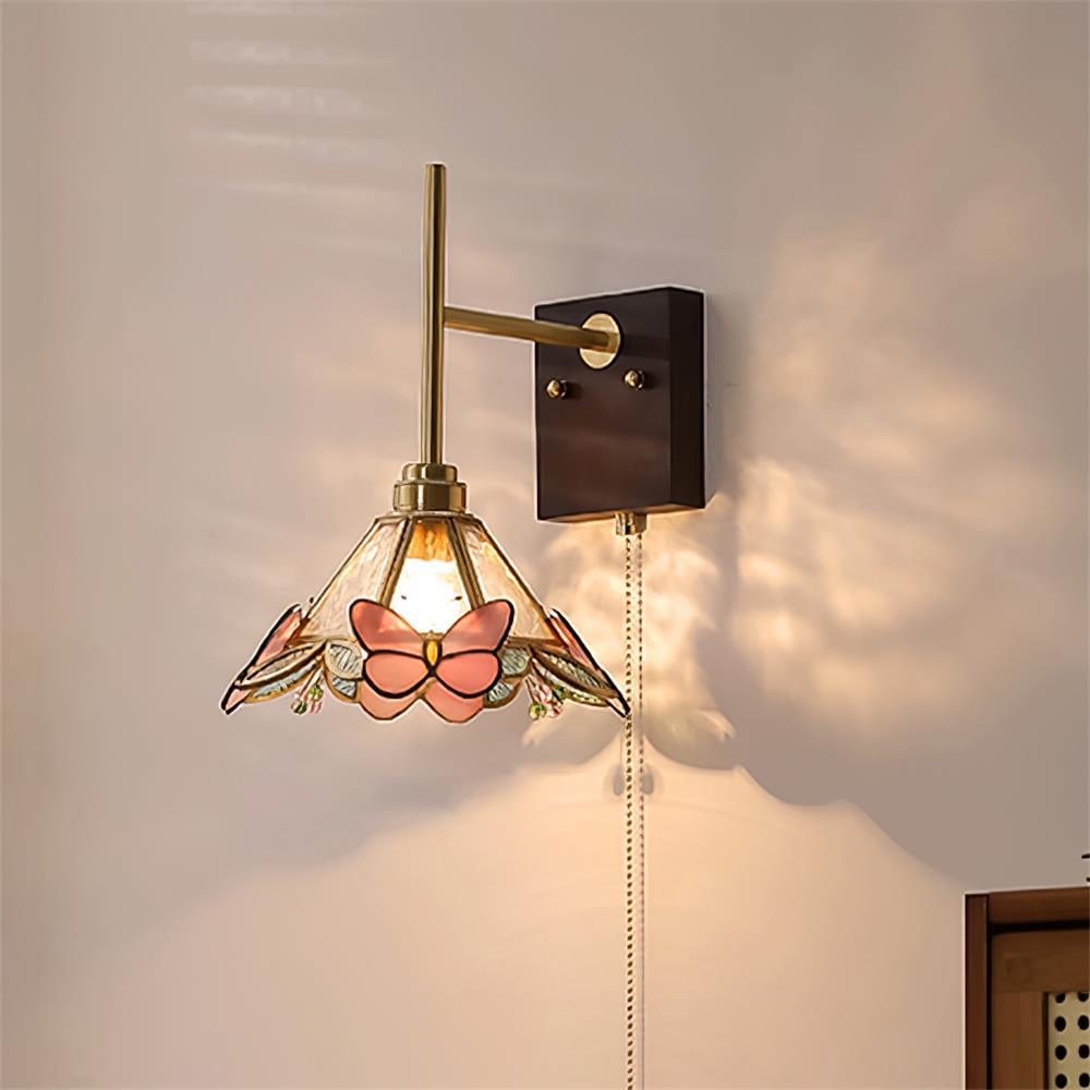Valerie Wall Lamp Vintage Charm Butterfly - Letslighting