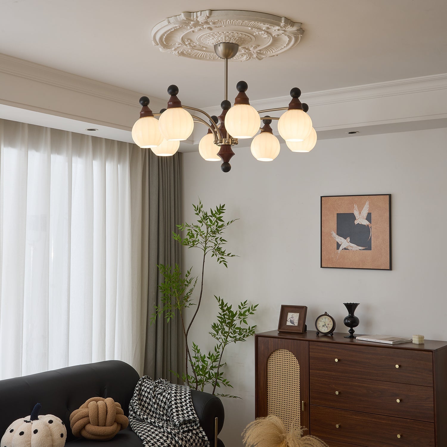 Zosilara Traditional Elegance Wood Chandelier - Letslighting