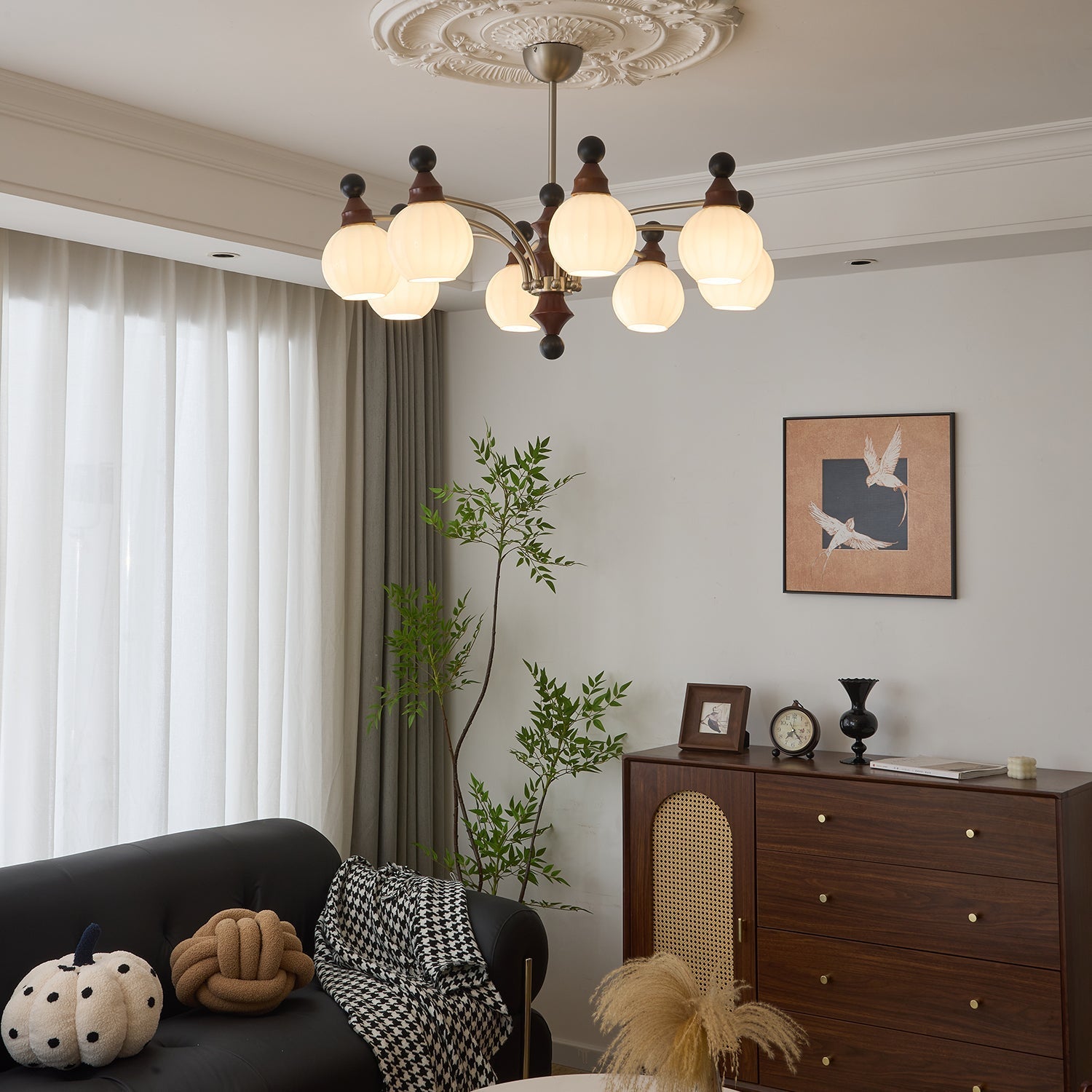 Zosilara Traditional Elegance Wood Chandelier - Letslighting