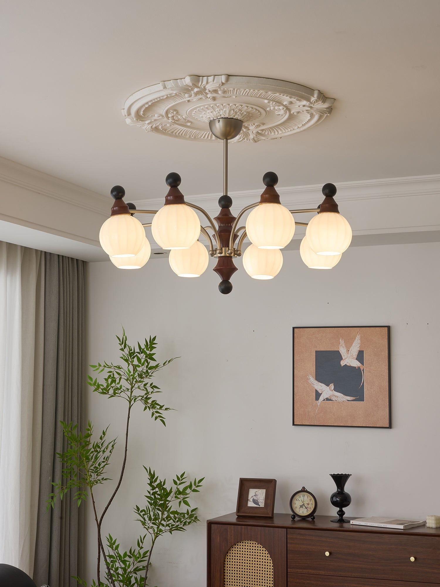 Zosilara Traditional Elegance Wood Chandelier - Letslighting